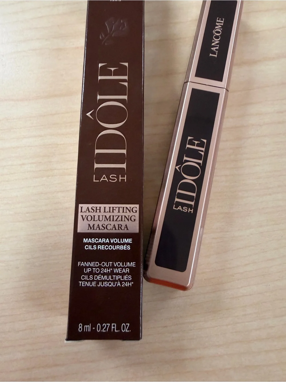 Lancome Idole Lash LIFTING +VOLUMIZING TRUE BROWN Mascara Full Size .27oz
